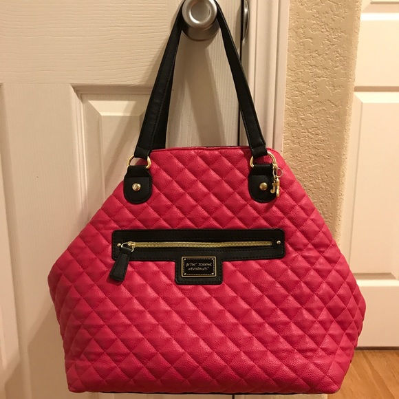 Betsey Johnson Handbags - Betsey Johnson pink tote! 👜